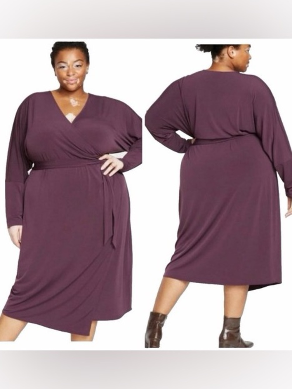 Universal Standard Dolman Wrap Dress Size Large 22 24 NWT